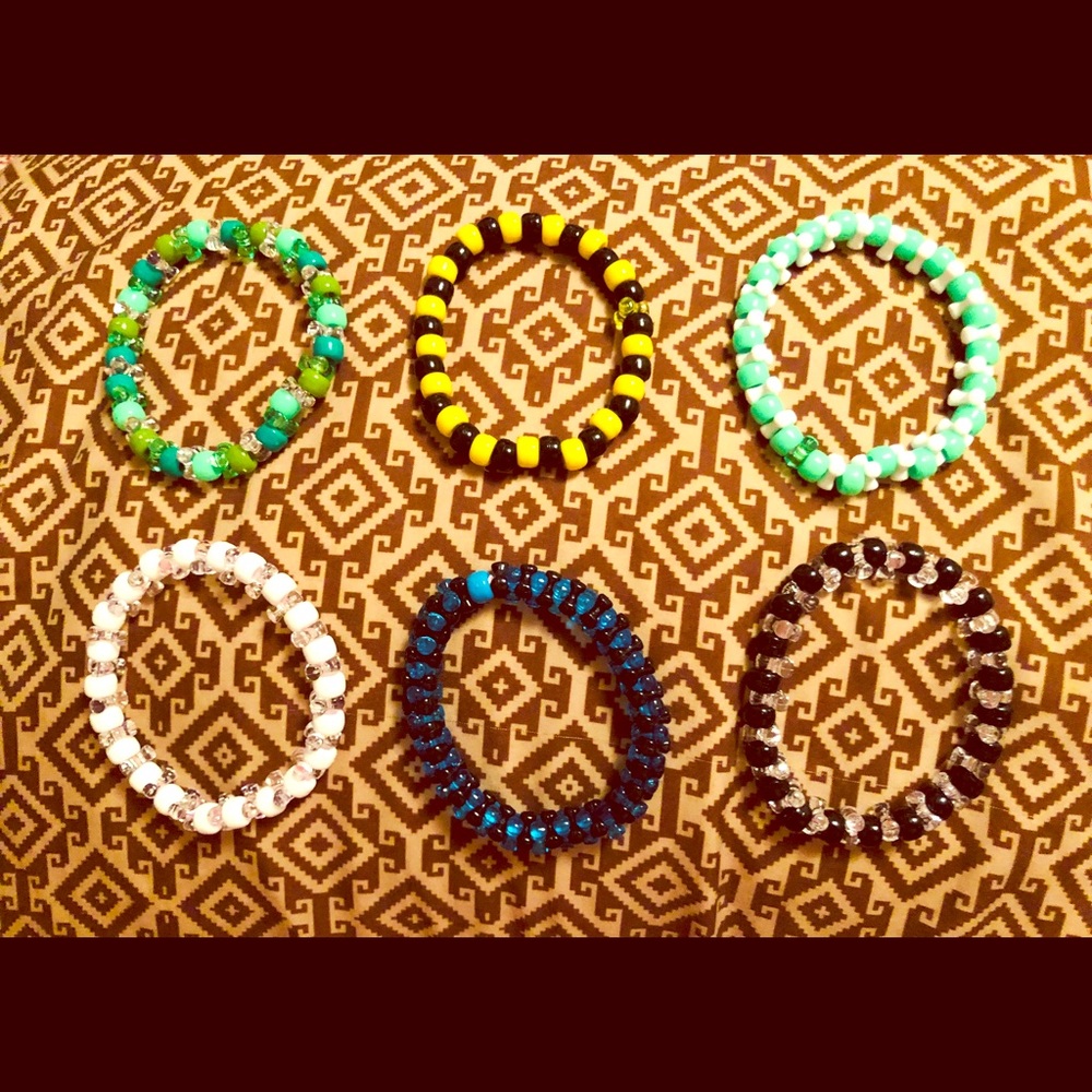 Handmade beaded bracelets 💕